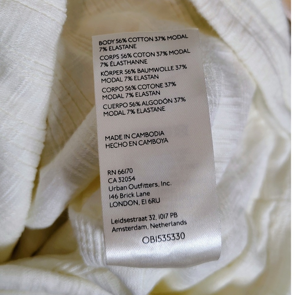 Anthropologie Pilcro Ruched Ribbed Halter Top - Picture 5 of 9